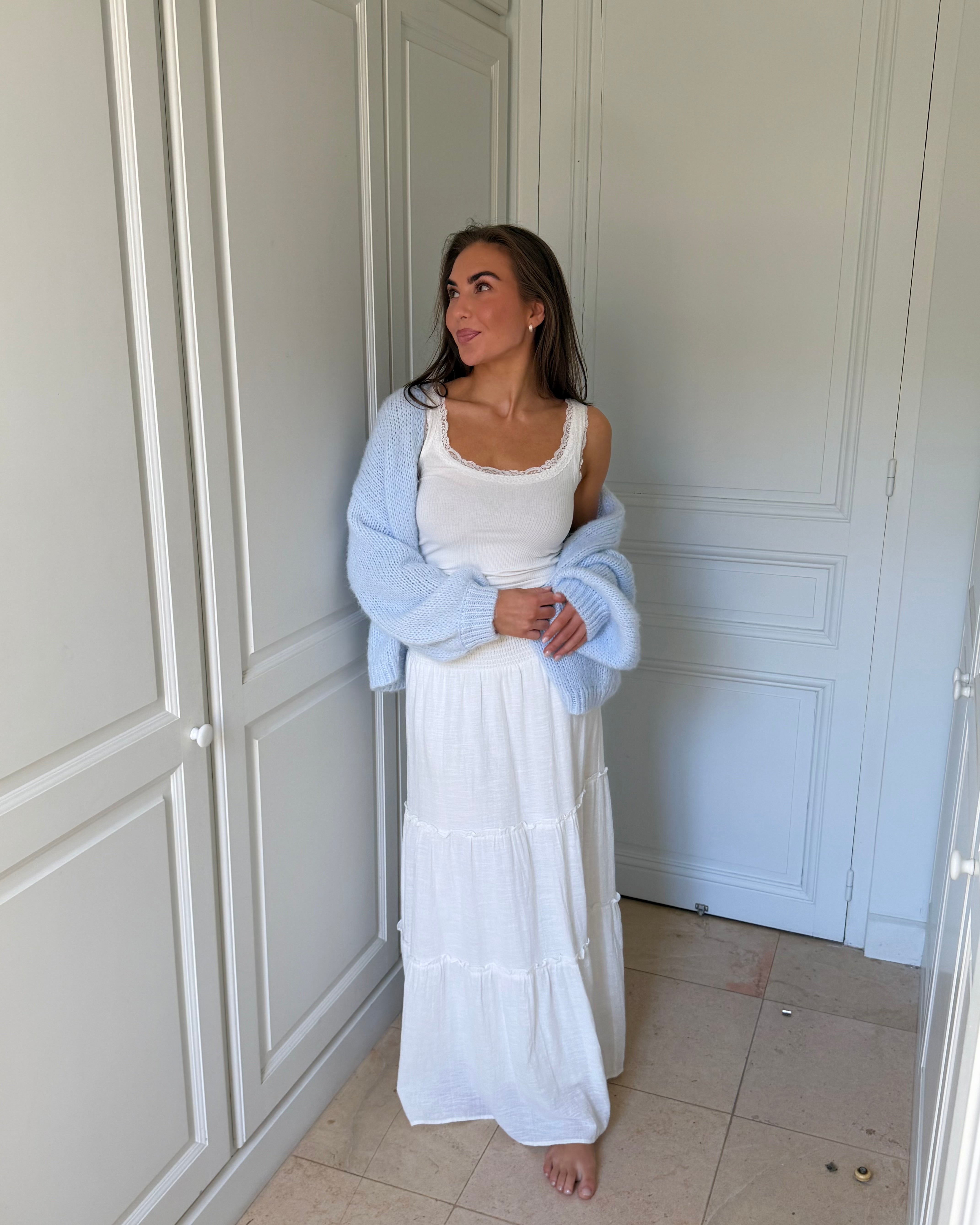 AWKEELEY Skirt - Snow White